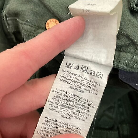 J. CREW Sateen Toothpick Pant Olive ish Green Super Skinny Cropped Crop Ankle 27 - Picture 9 of 12